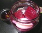 Beetroot pickled eggs