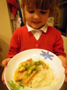 chicken curry with Elizabeth